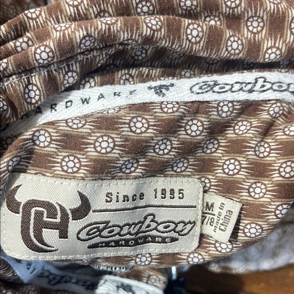 Brown Checkered western Kids Shirt 7/8 - Picture 5 of 5